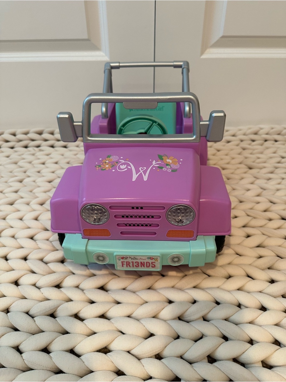 American Girl Wellie Wisher “Garden Adventure Wheels” Toy Jeep | Retired 🌸